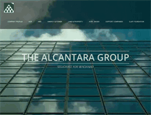 Tablet Screenshot of alcantaragroup.com